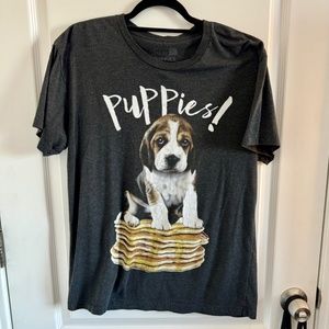 PUPPIES MAKE ME HAPPY PANCAKE TEE